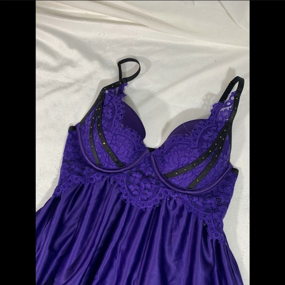 NEW $78 Ann Summers Esmerelda Underwire Babydoll Chemise [SZ 4/6 B-C‎ ] - Picture 3 of 8